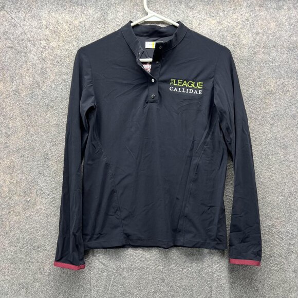 Callidae Shirt Women Extra Small Black The League Dirmond Devils Sweatshirt Snap - Picture 1 of 12